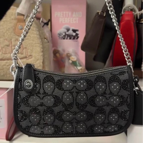 Coach Black and Gray Mini Bag - Picture 2 of 3